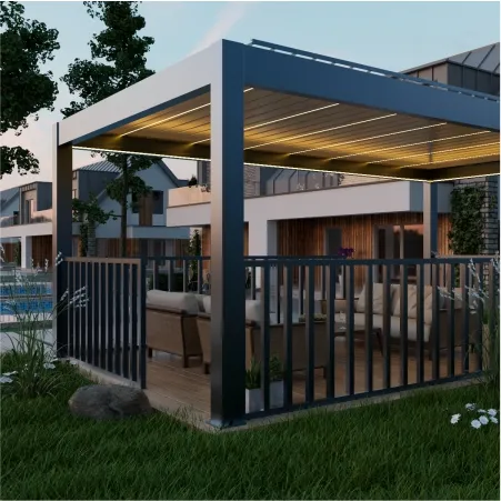 Elektrisk manuell pergola